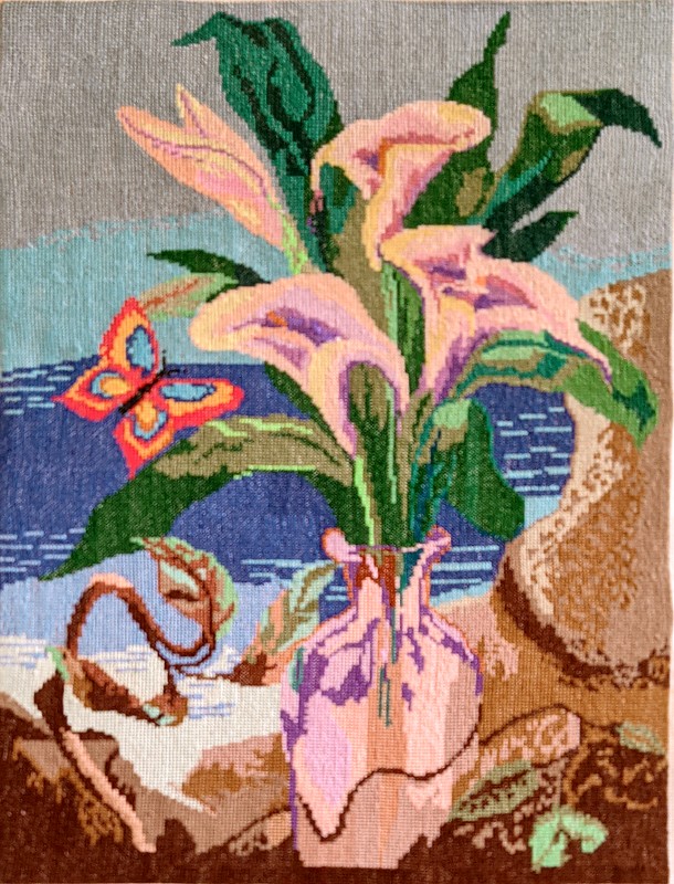 Картина вишита хрестиком «Кали» (без рамки, на картонній основі).