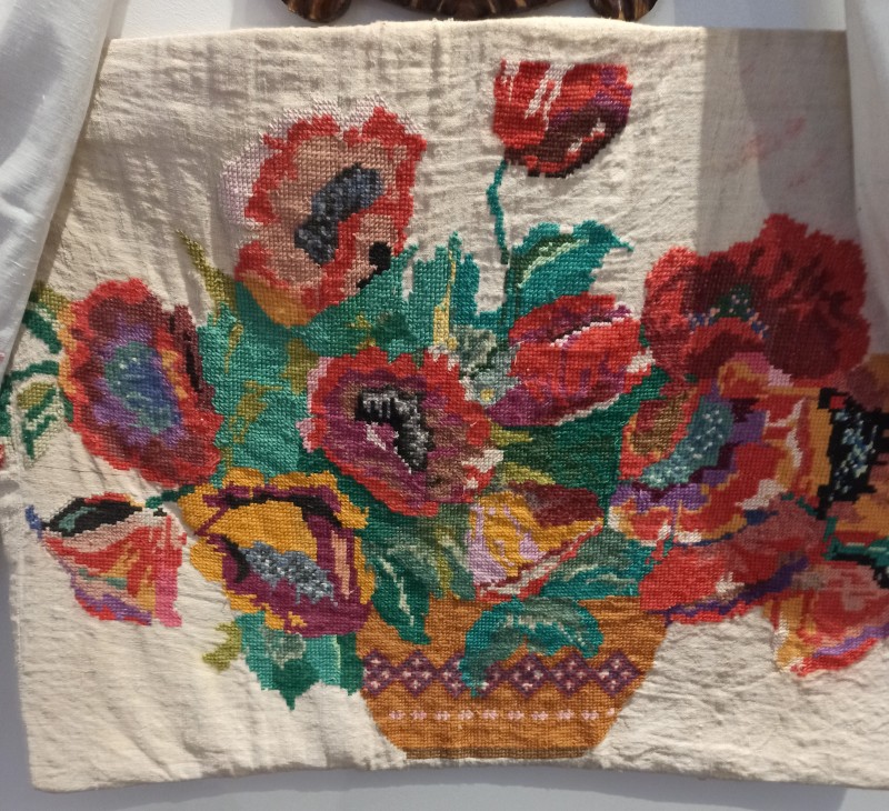 Вишивка гладдю.