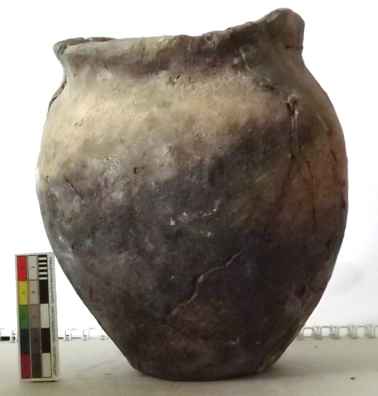 Посудина ліпна плоскодонна горщик