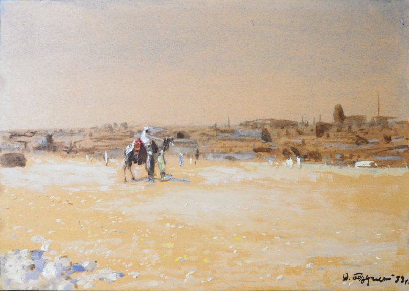 Єгипет. Піраміди. Етюд