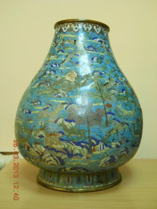 Вазон мідний