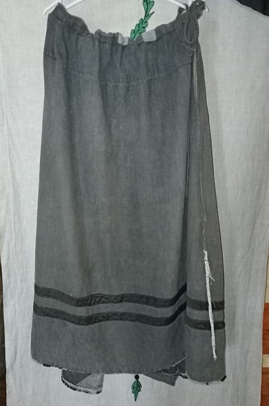 Спідниця з домотканого полотна