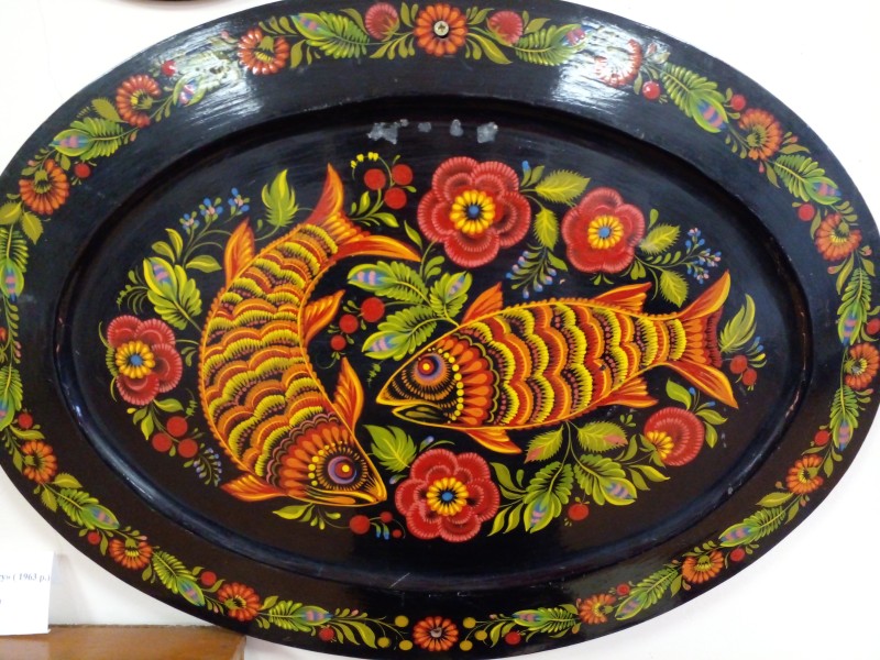 Панно овальне " Риби"