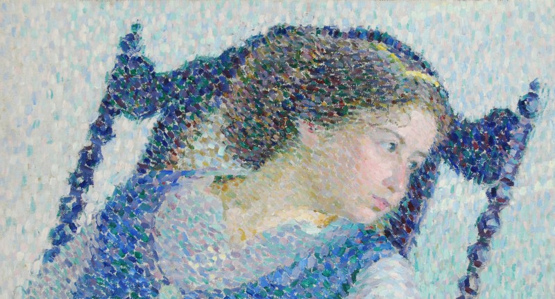 У кріслі-гойдалці. 1907