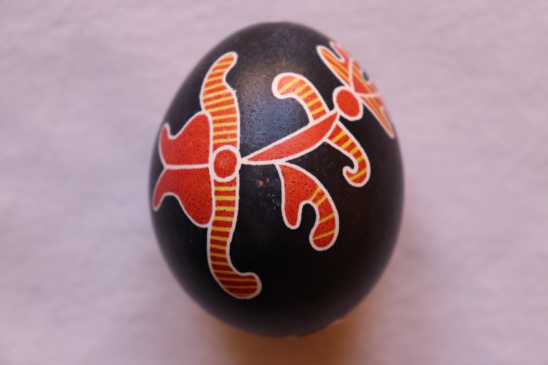 Писанка-реконструкція з колекції писанок Володимира Ястребова