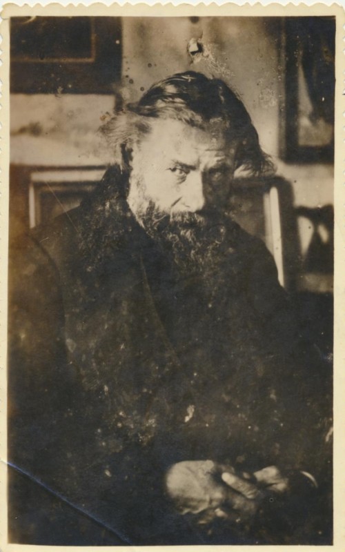 Фотопортрет Олекси Новаківського із дарчим підписом художника Олексія Друченка