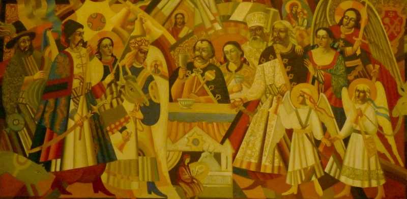 Картина "Колядники у гетьмана"