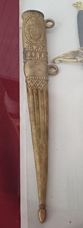 Піхви до кортика офіцерські ВПС Угорщини, 1932р.