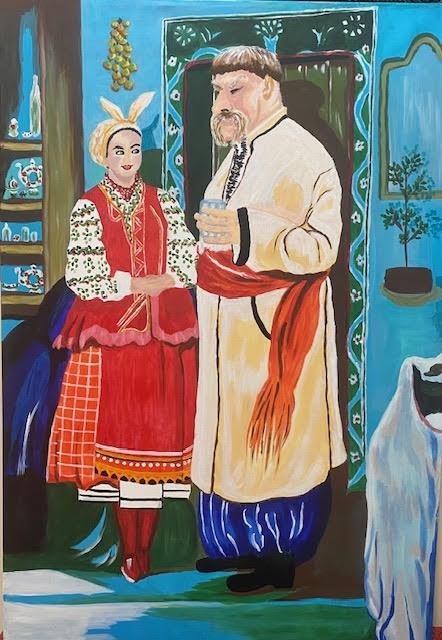 Картина " Солохина гостинність"