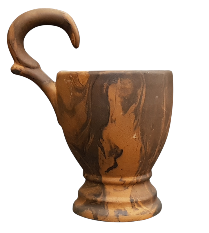 Посудина керамічна у вигляді ступки