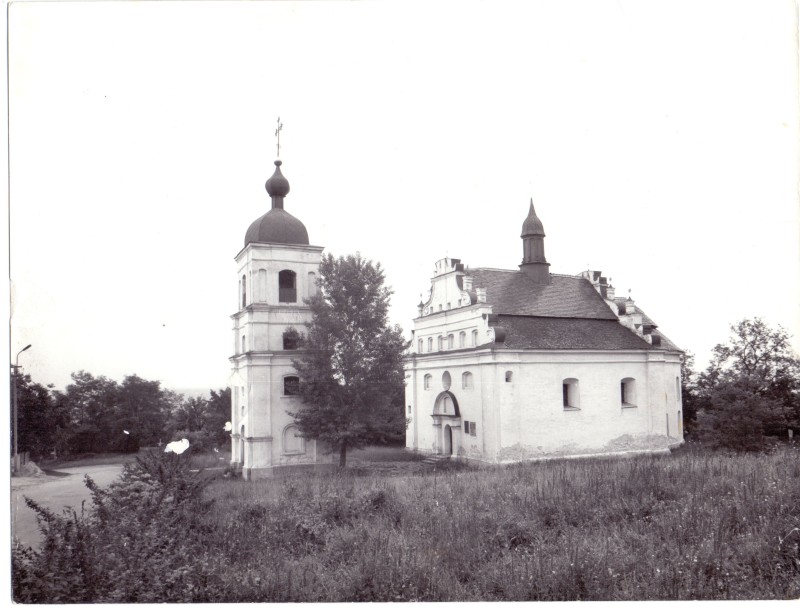 Фото чорно - біле "Іллінська церква в с. Суботові".