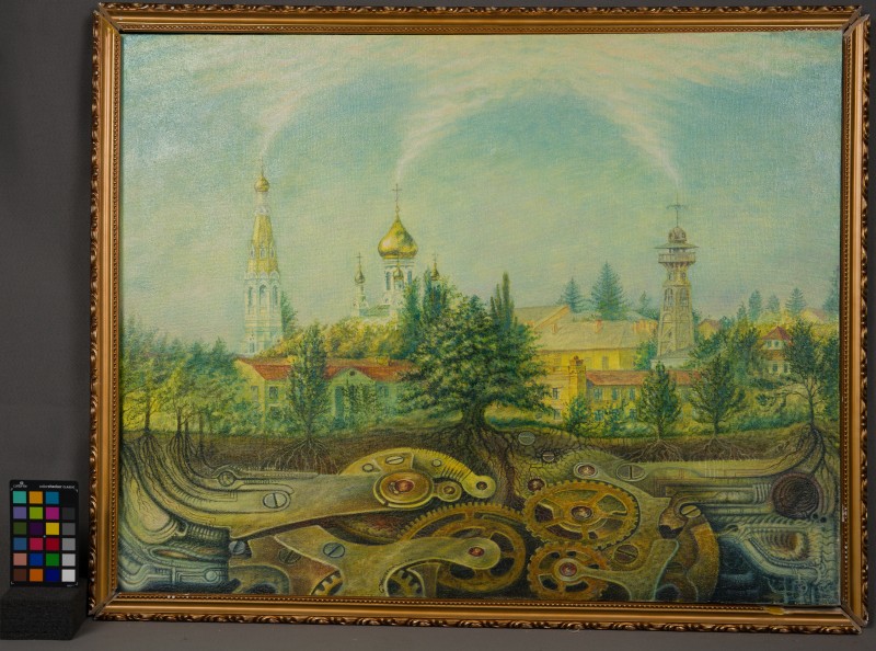 Картина Сергія Шендеровського "Динамічна  конвергенція"