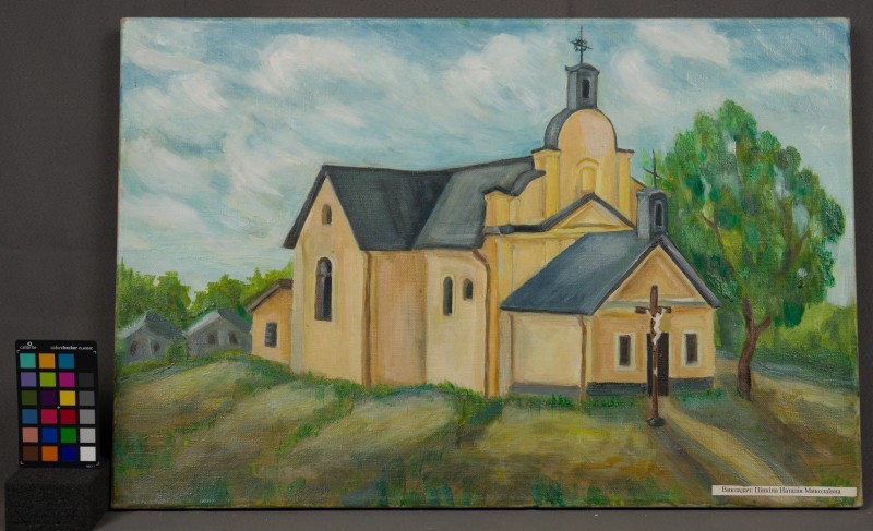 Картина Наталії Пінкіної "Костел Св. Станіслава"