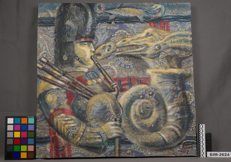 Картина Михайла Пархоменко "На озері Лох-Несс"