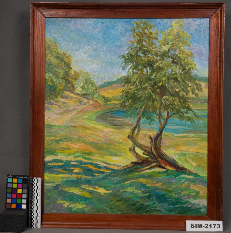 Картина Людмили Швидко "Рідний край" ( село Лісничівка)