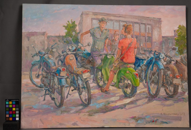 Картина  Володимира Тарасенко "Зліт однодумців"