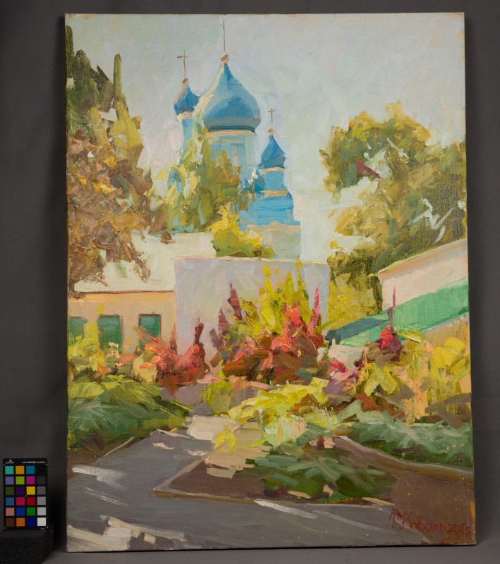 Картина Володимира Шандиби "Будинок купця Майбороди"