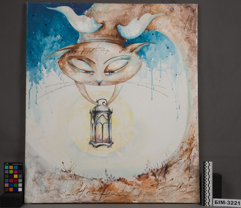 Картина Євгенії Решетнікової "Місячний фонар"