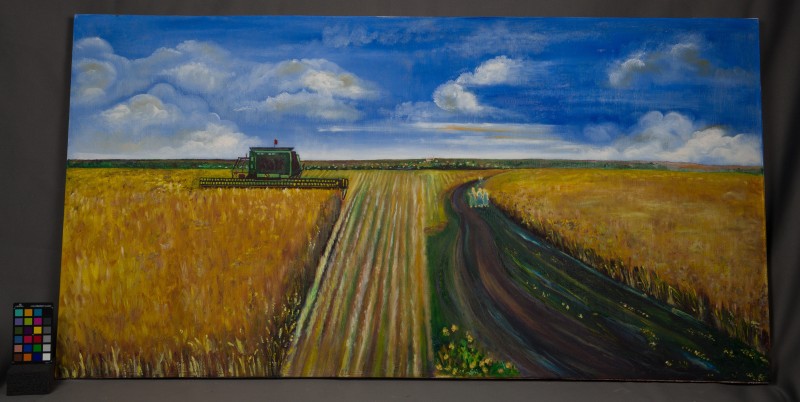 Картина Алли Косогорової "Дозріли хліба"