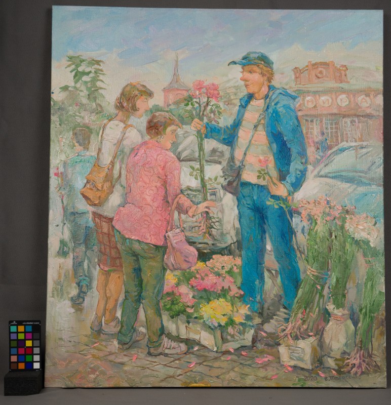 Картина Володимира Тарасенко "Час квітів. Балта"