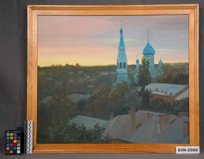 Картина Володимира Дудника "Вечір над Балтою"