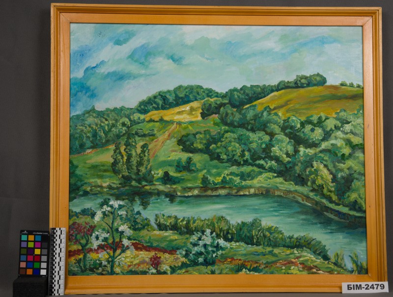 Картина Лариси Голоднюк "Кармалюківка"