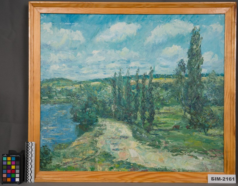 Картина Генадія Горбунова "Тополі"