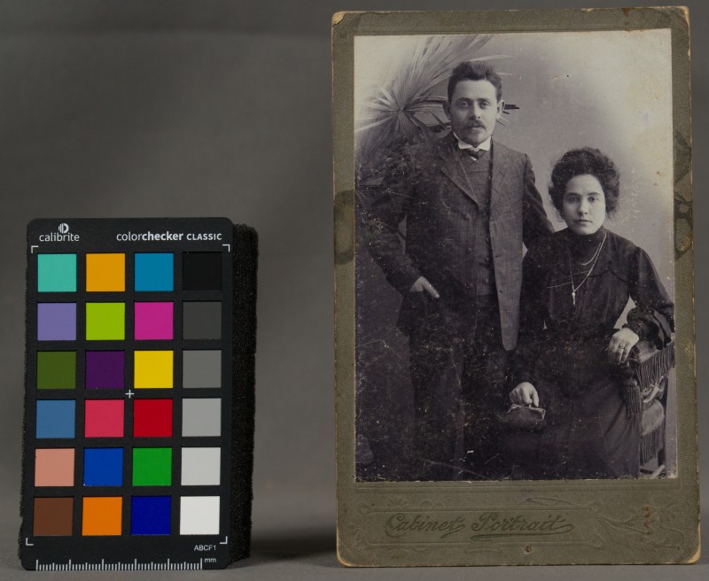 Фото фотоательє Д.Бальмазі. Балта. Дядя Йосип і тітка Аня Літнюх.