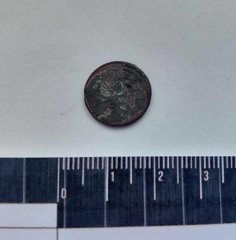 Монета. Один солід. 1661 р.