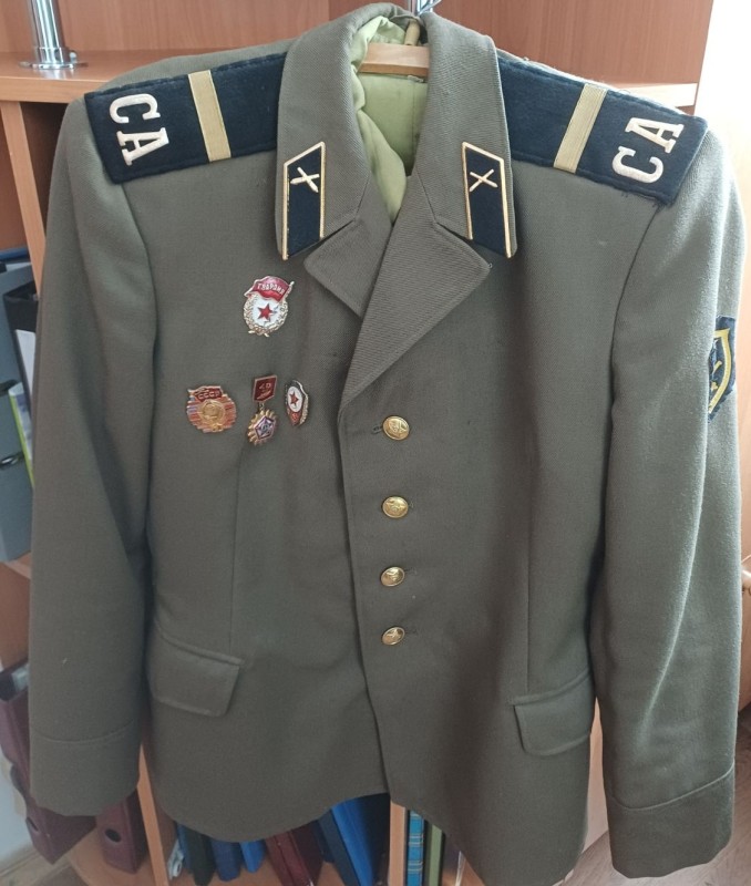 Китель парадний форми солдата ЗС СРСР