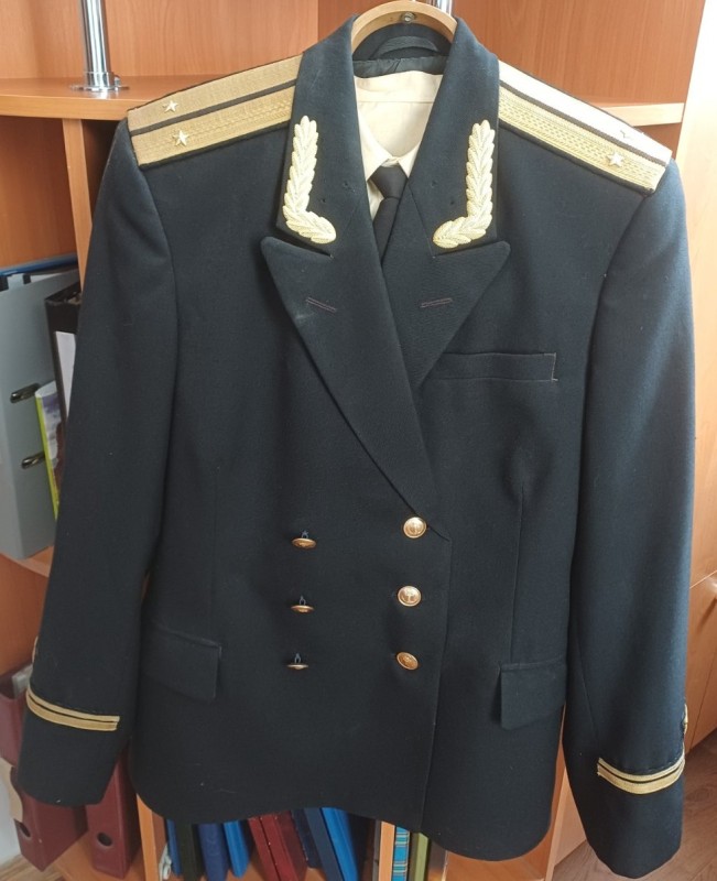 Китель чорний повсякденний форми лейтенанта ВМФ