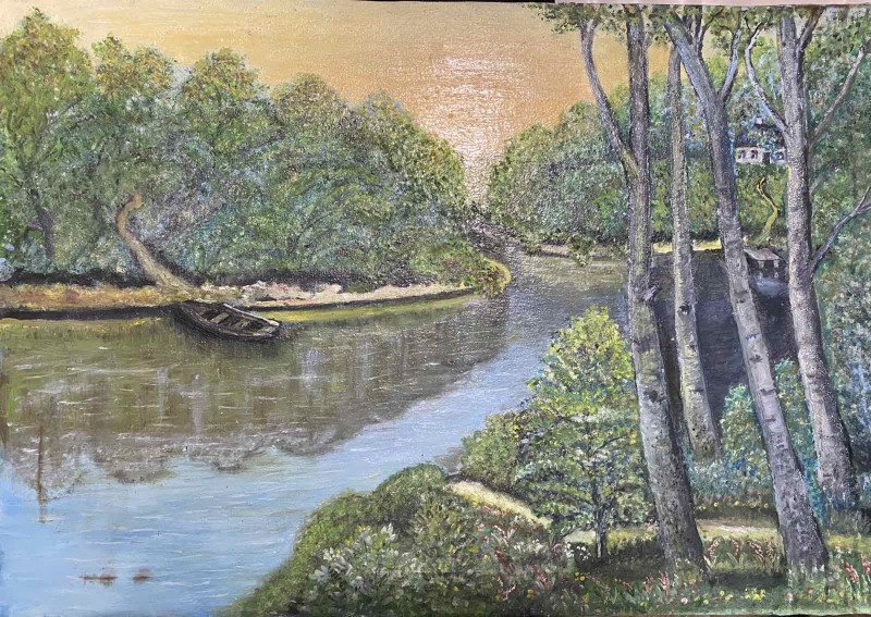 Картина " Лободівський хутір"