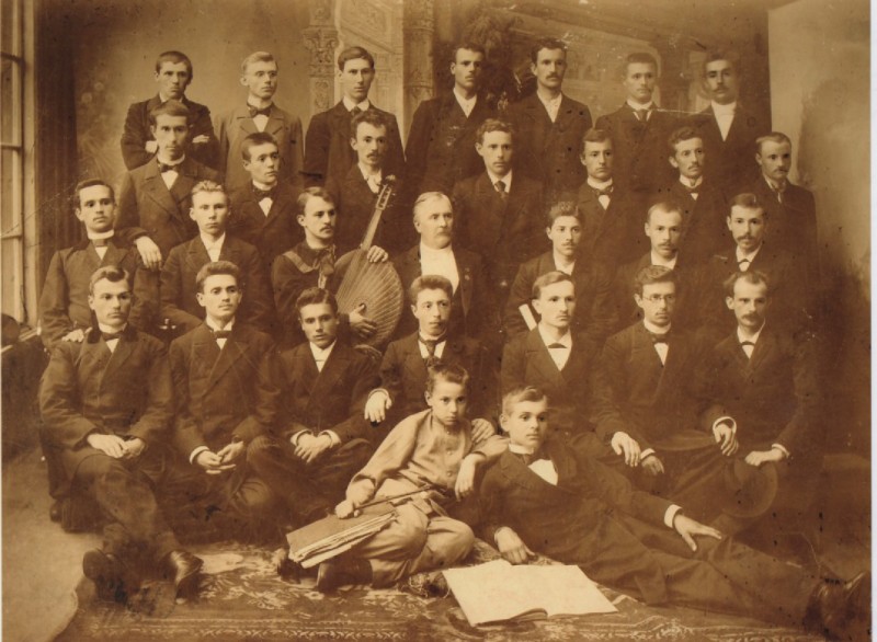 Фотокопія любительського хору, створеного М. В. Лисенком