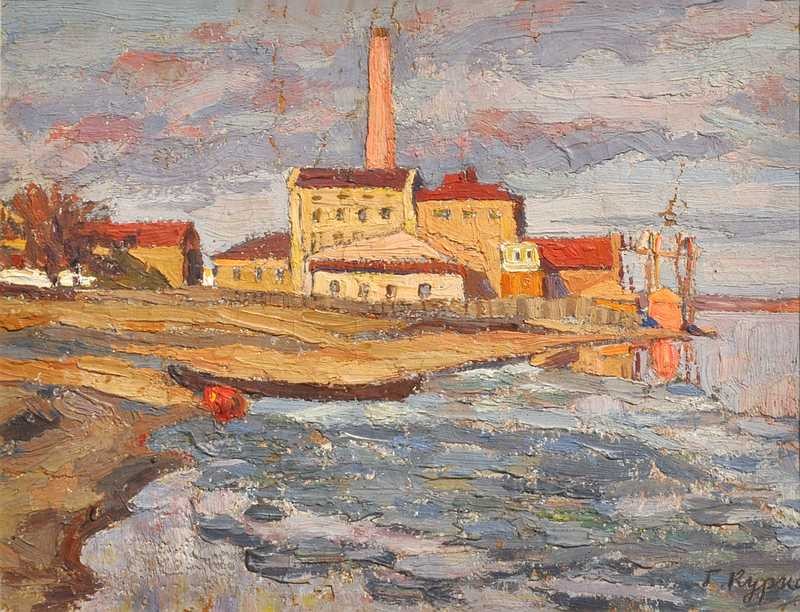 Завод біля річки