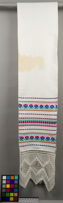 Рушник домотканий з вишивкою