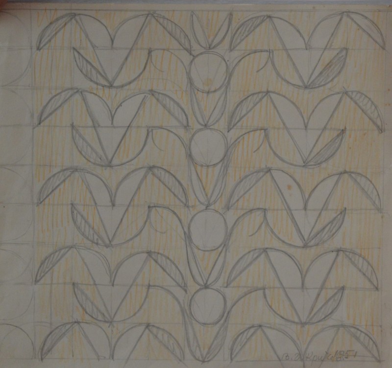 Орнаментальна композиція для текстилю