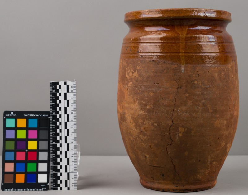 Глечик-банка з красноглиняний. Сер. XX ст.