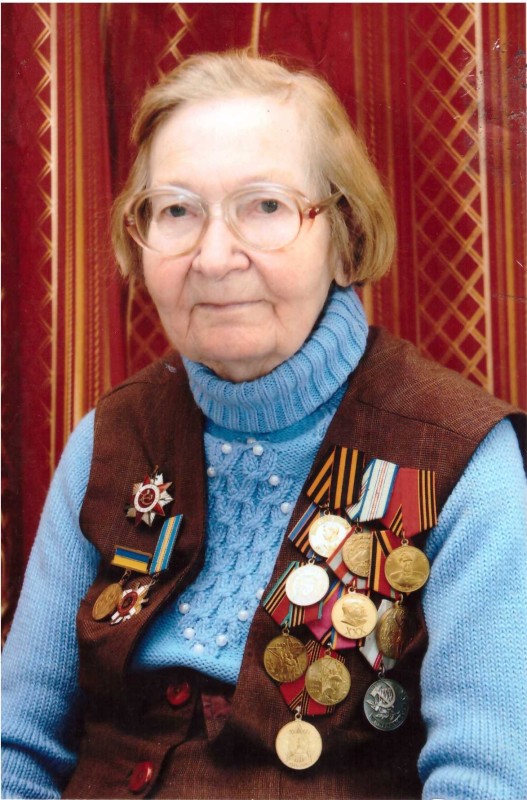 Фото Горохової Надії Михайлівни, ветерана пожежної охорони, учасника бойових дій Великої Вітчизняної війни 1941–1945 рр.