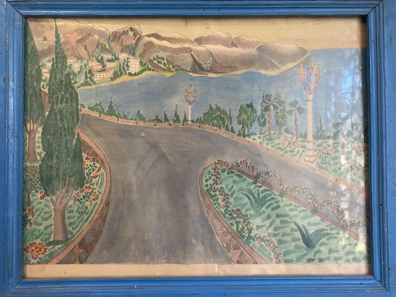 Картина " Місто над морем "