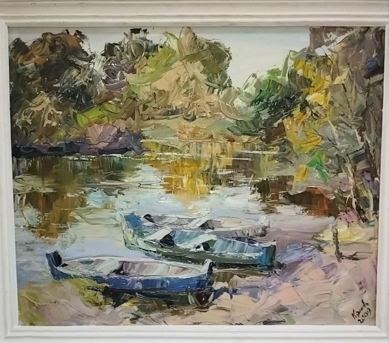 Картина "Підлипне. Човни"