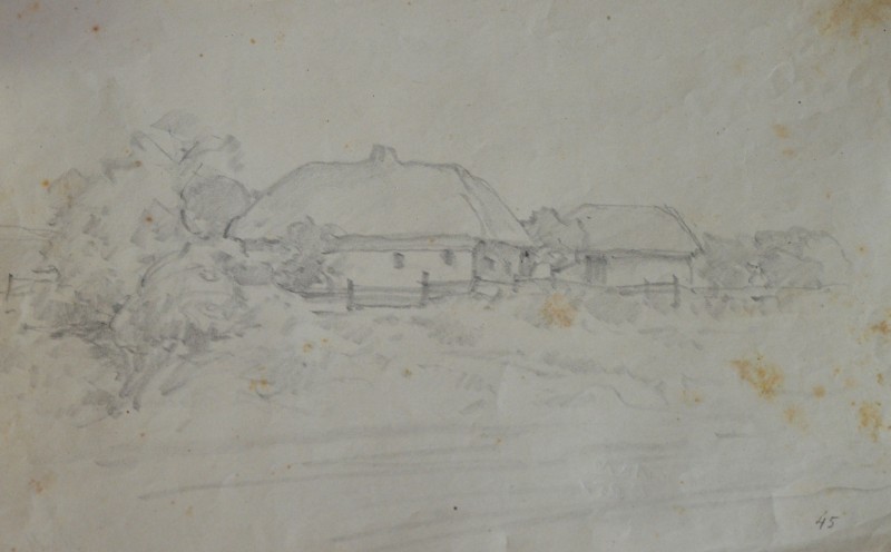 Хати на околиці села