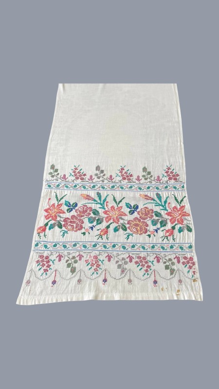 Рушник український вишитий хрестиком