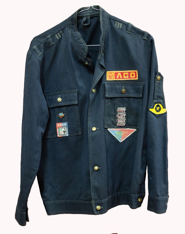 Куртка від форменого одягу (технічного складу) з нашивками ЛСО (лінейний будзагін).