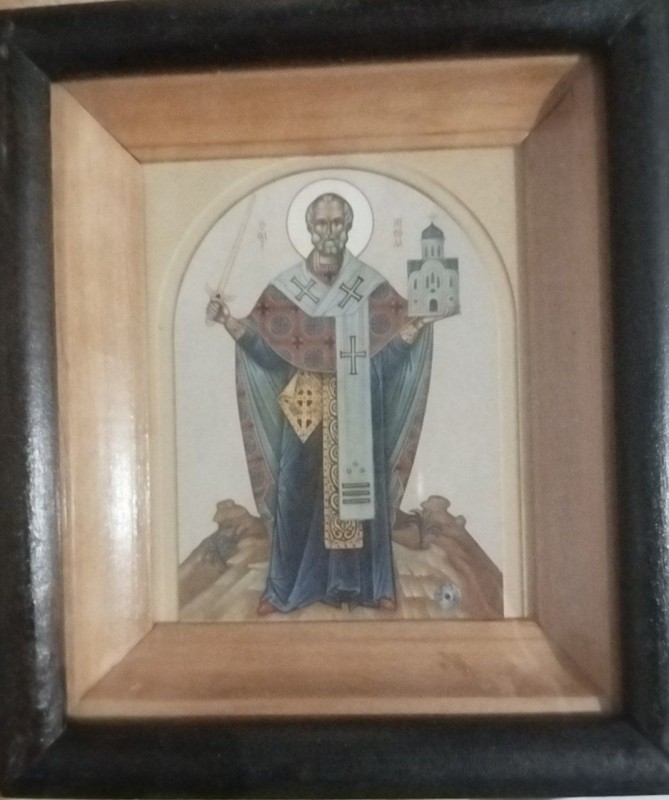 Ікона "Святитель Микола Сербський"