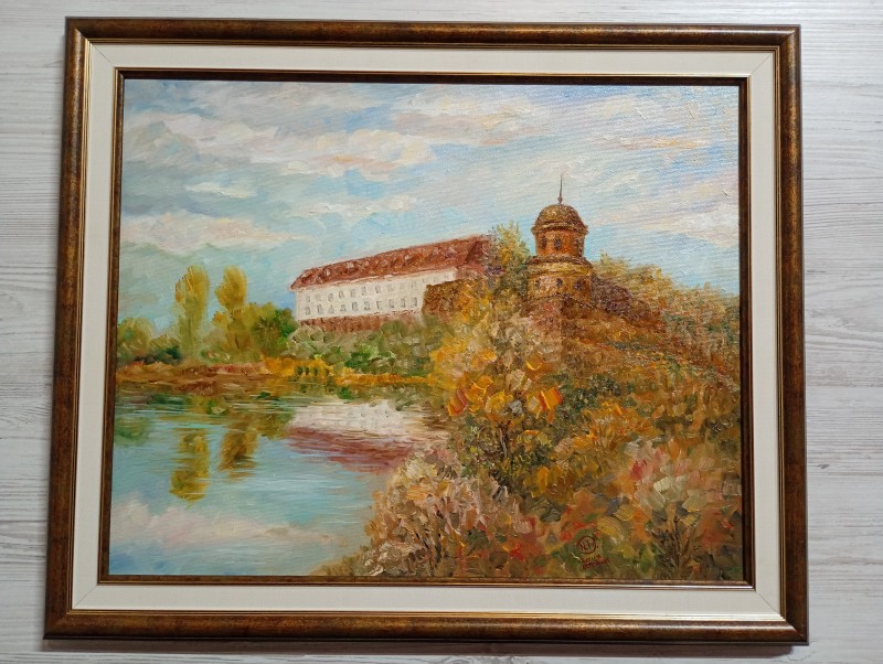 Картина "Осінь. Дубенський замок"