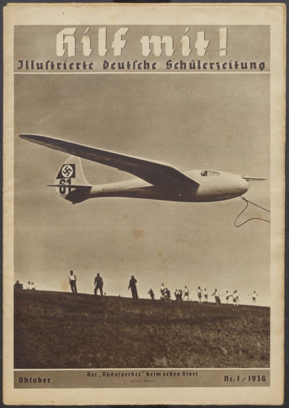 Журнал «Hilf  mit!» ( Допомагай!) випуск №1 за жовтень 1936 року.