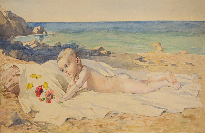 Дитина біля моря