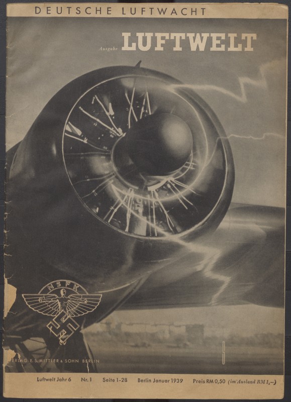 Журнал «LUFTWELT»  № 1 за січень 1939 року.