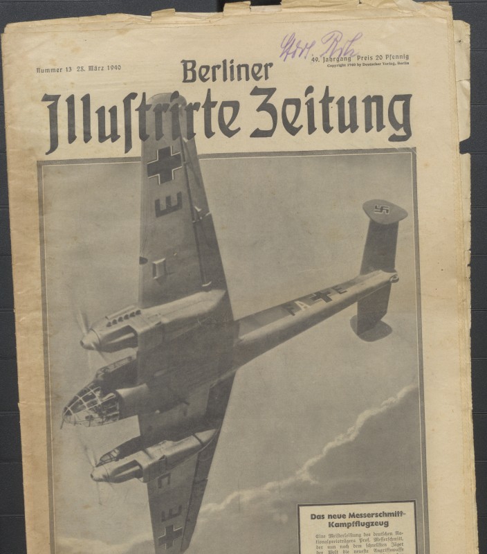 Газета «Berliner Illustrierte Zeitung» № 13 від 28 березня 1940 року.