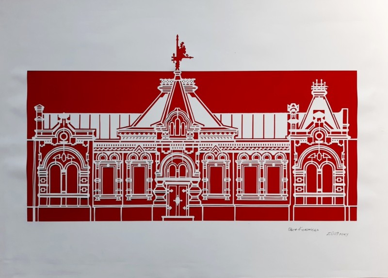 Ольга Коломієць. Музей. За проєктом архітектора Я.В.Паученка 1899 року.
